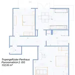 Apartment Tropengeflüster Penthouse In Hof, Whirlpool, Balkon, Webergrill, Digital Checkin, Parkplatz, Wlan330mbit